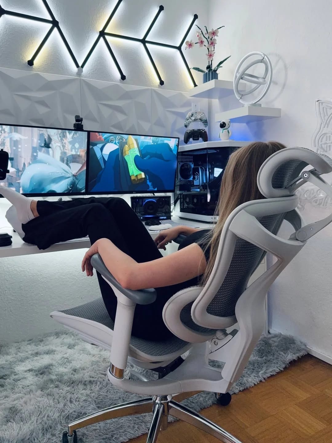 Chaise ergonomique dynamique en inclinaison, réduction des tensions