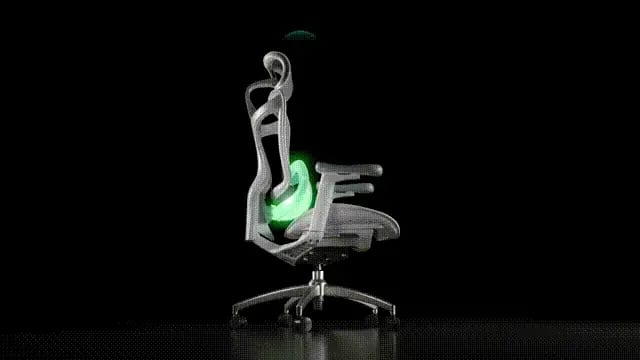 Soutien lombaire dynamique, chaise réactive contre les tensions