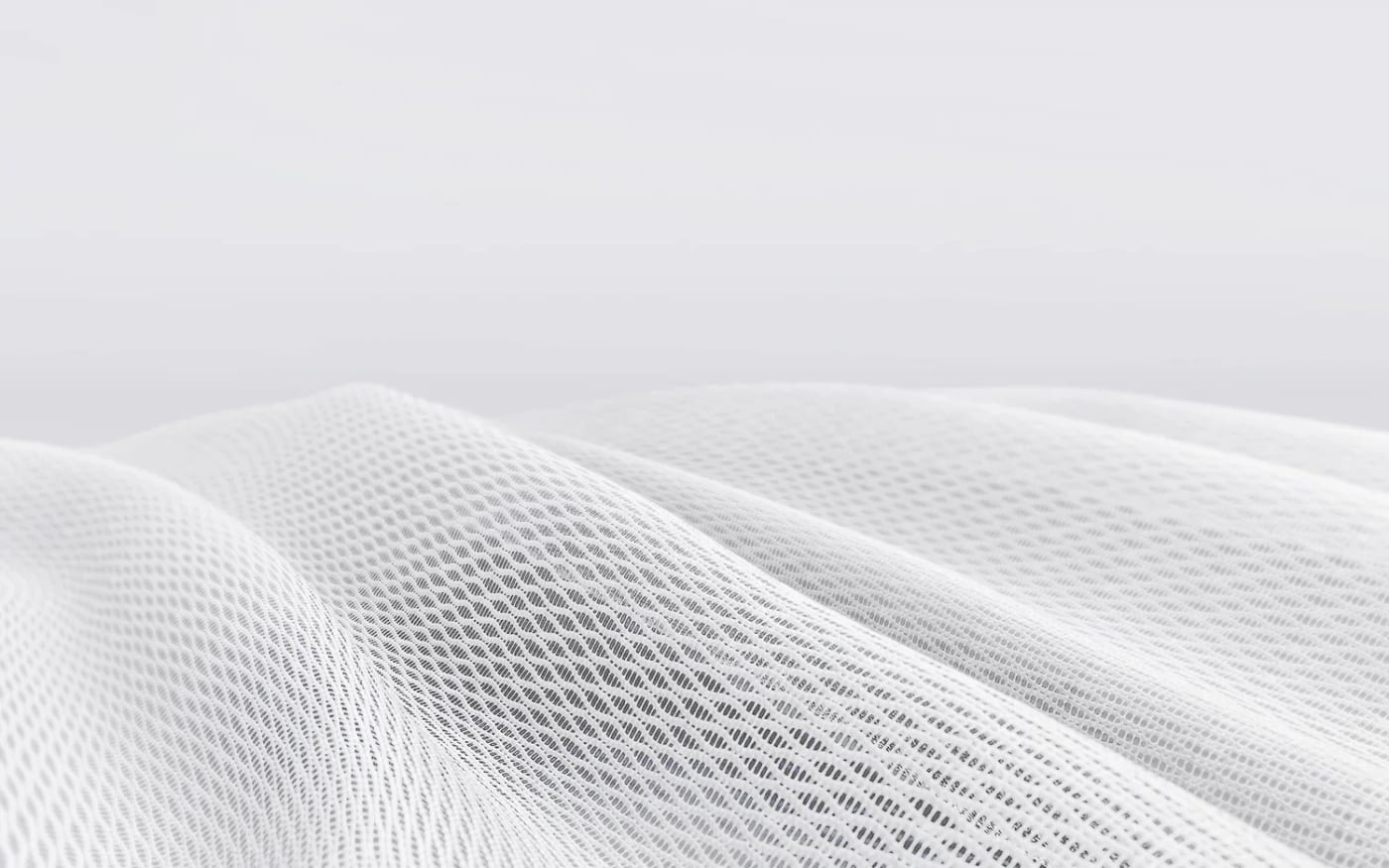 Gros plan de la maille Cloud Mesh C300, tissu respirant